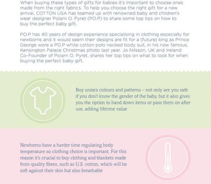 Cotton Usa Baby Gift Tips
